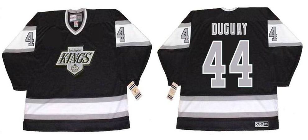 2019 Men Los Angeles Kings 44 Duguay Black CCM NHL jerseys